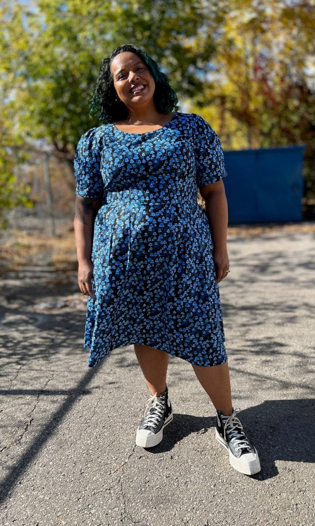 Birds of North America Winter Chippy Dress (Shroominescence) - Victoire BoutiqueBirds of North AmericaDresses Ottawa Boutique Shopping Clothing