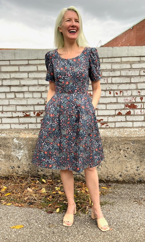 Birds of North America Winter Chippy Dress (Tramonto) - Victoire BoutiqueBirds of North AmericaDresses Ottawa Boutique Shopping Clothing