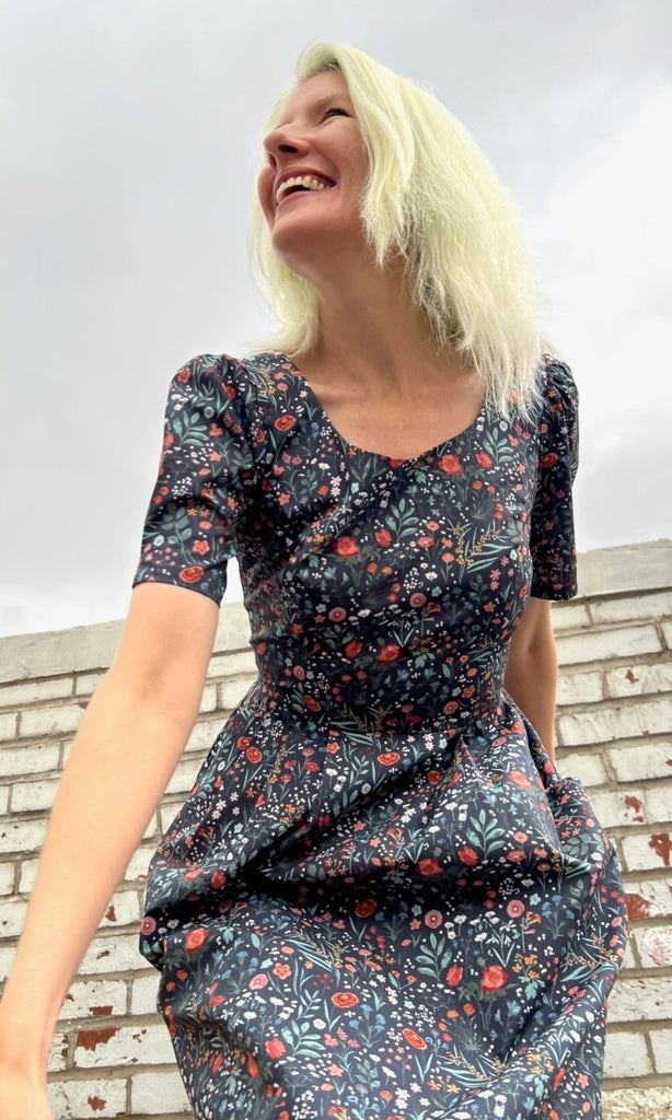 Birds of North America Winter Chippy Dress (Tramonto) - Victoire BoutiqueBirds of North AmericaDresses Ottawa Boutique Shopping Clothing