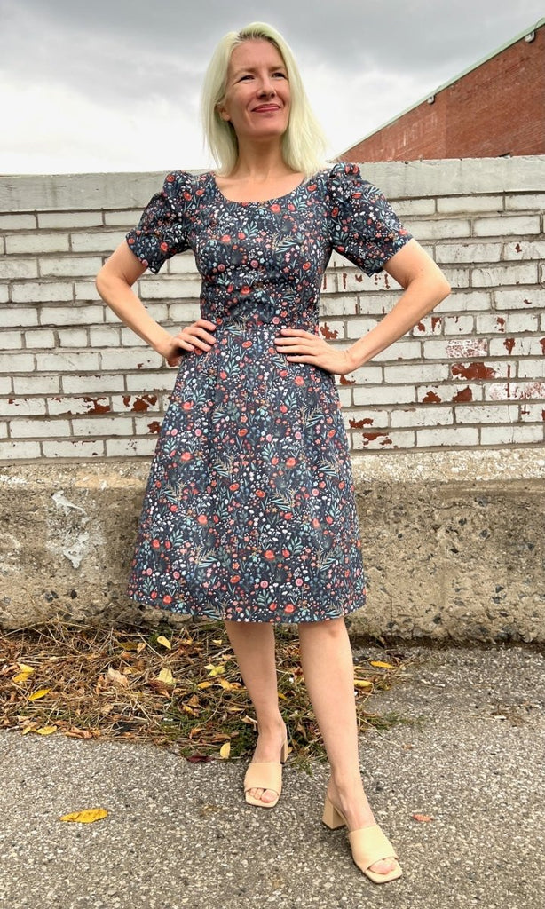 Birds of North America Winter Chippy Dress (Tramonto) - Victoire BoutiqueBirds of North AmericaDresses Ottawa Boutique Shopping Clothing