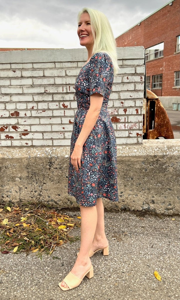 Birds of North America Winter Chippy Dress (Tramonto) - Victoire BoutiqueBirds of North AmericaDresses Ottawa Boutique Shopping Clothing
