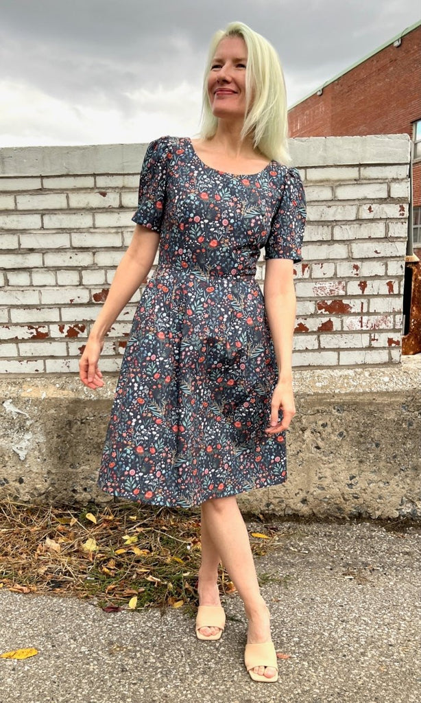 Birds of North America Winter Chippy Dress (Tramonto) - Victoire BoutiqueBirds of North AmericaDresses Ottawa Boutique Shopping Clothing