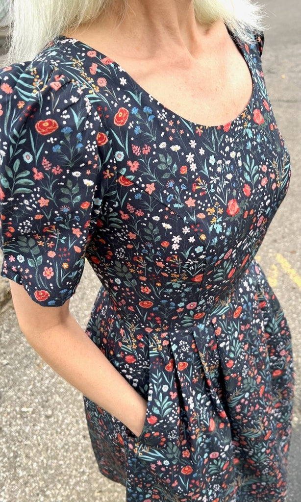 Birds of North America Winter Chippy Dress (Tramonto) - Victoire BoutiqueBirds of North AmericaDresses Ottawa Boutique Shopping Clothing