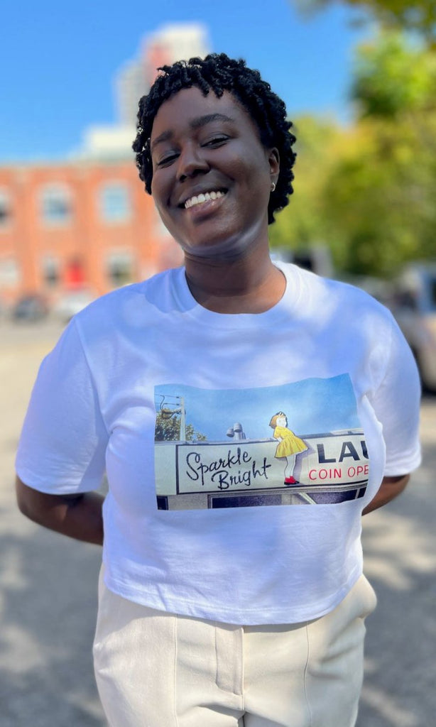 Birds of North America X Neil MacCormick 'Sparkle Bright Laundrette' Tee - Victoire BoutiqueBirds of North AmericaTops Ottawa Boutique Shopping Clothing