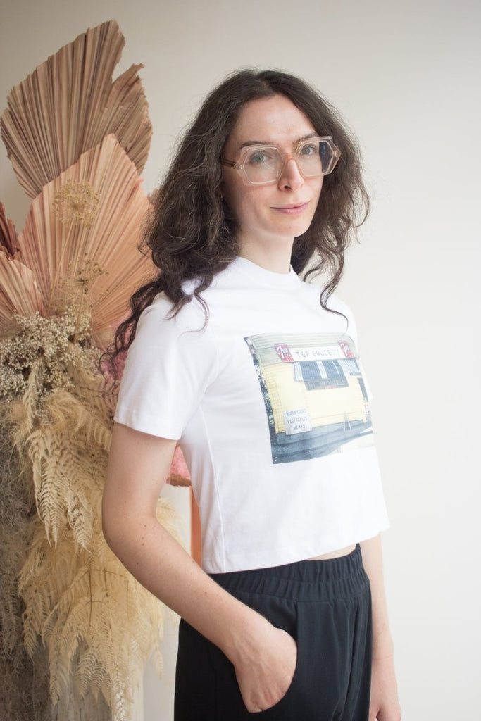 Birds of North America X Neil MacCormick 'T&P Grocery' Tee - Victoire BoutiqueBirds of North AmericaTops Ottawa Boutique Shopping Clothing