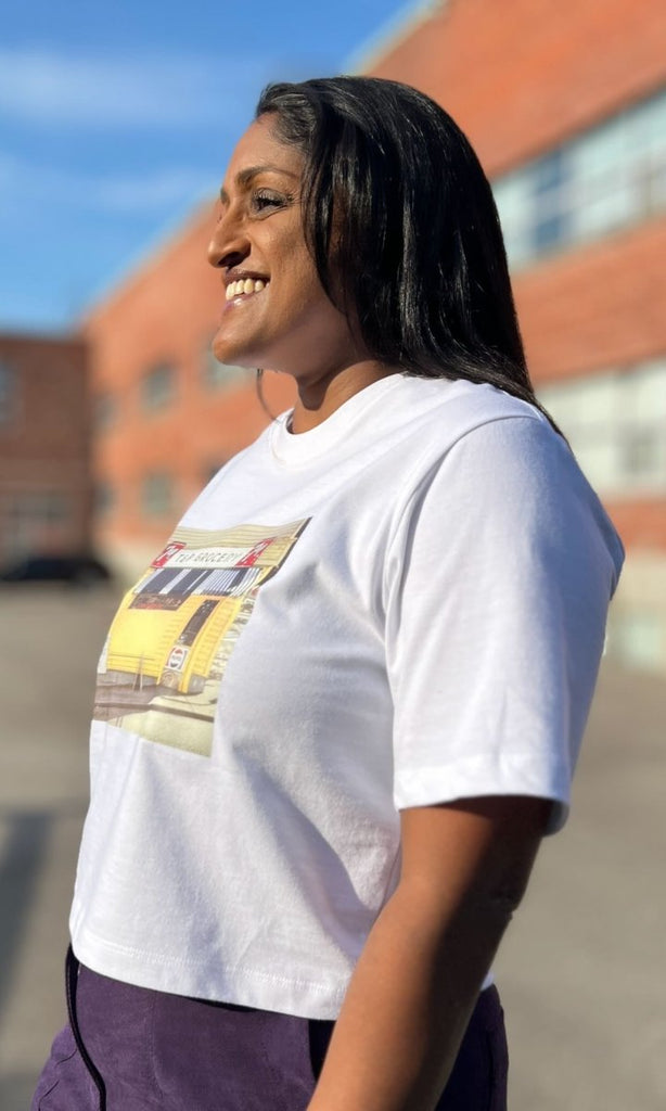 Birds of North America X Neil MacCormick 'T&P Grocery' Tee - Victoire BoutiqueBirds of North AmericaTops Ottawa Boutique Shopping Clothing