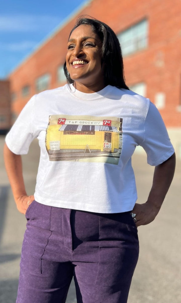 Birds of North America X Neil MacCormick 'T&P Grocery' Tee - Victoire BoutiqueBirds of North AmericaTops Ottawa Boutique Shopping Clothing