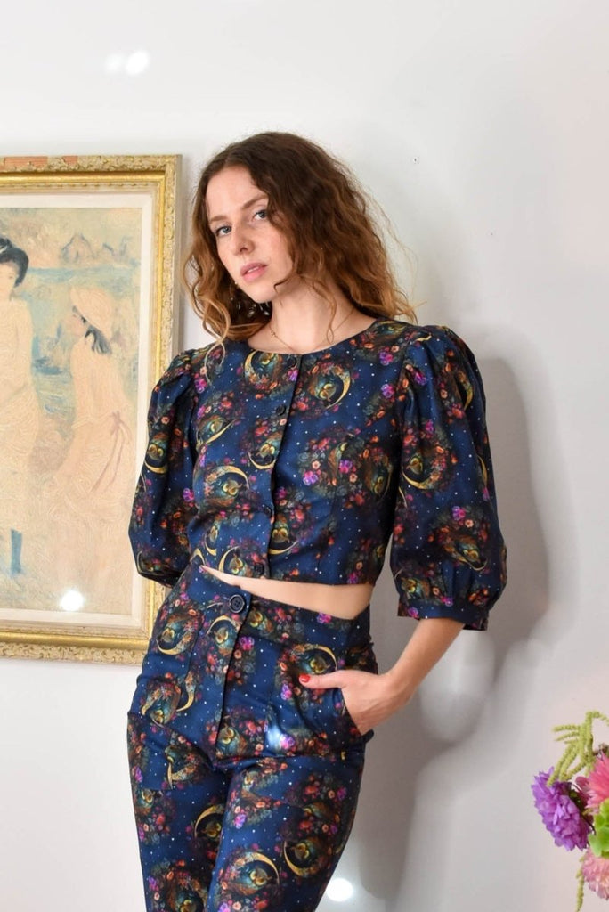 Birds of North Robin Top (Night Owls) - Victoire BoutiqueBirds of North AmericaTops Ottawa Boutique Shopping Clothing