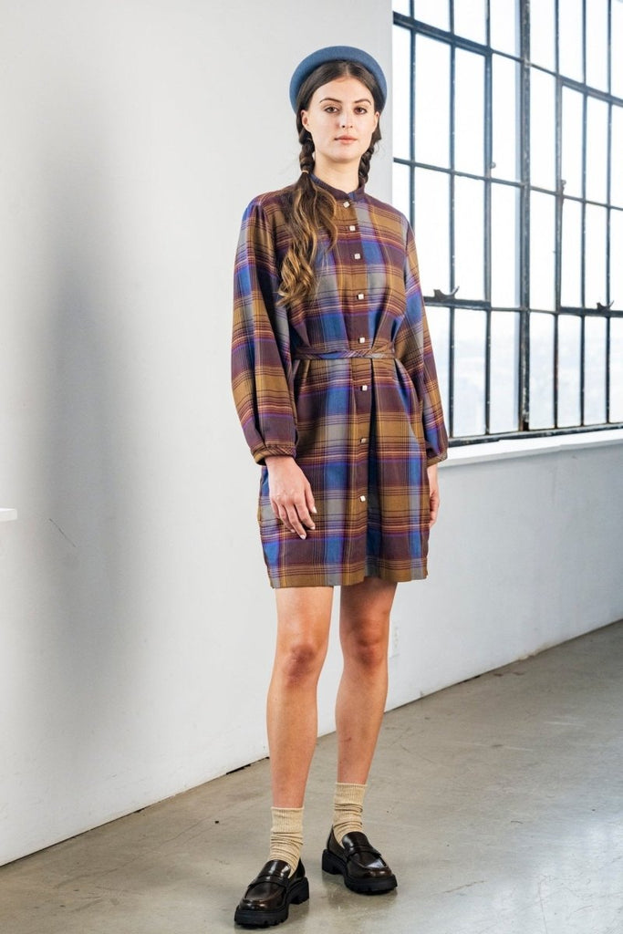 Bodybag Alfred Dress (Plaid) - Victoire BoutiqueBodybagDresses Ottawa Boutique Shopping Clothing