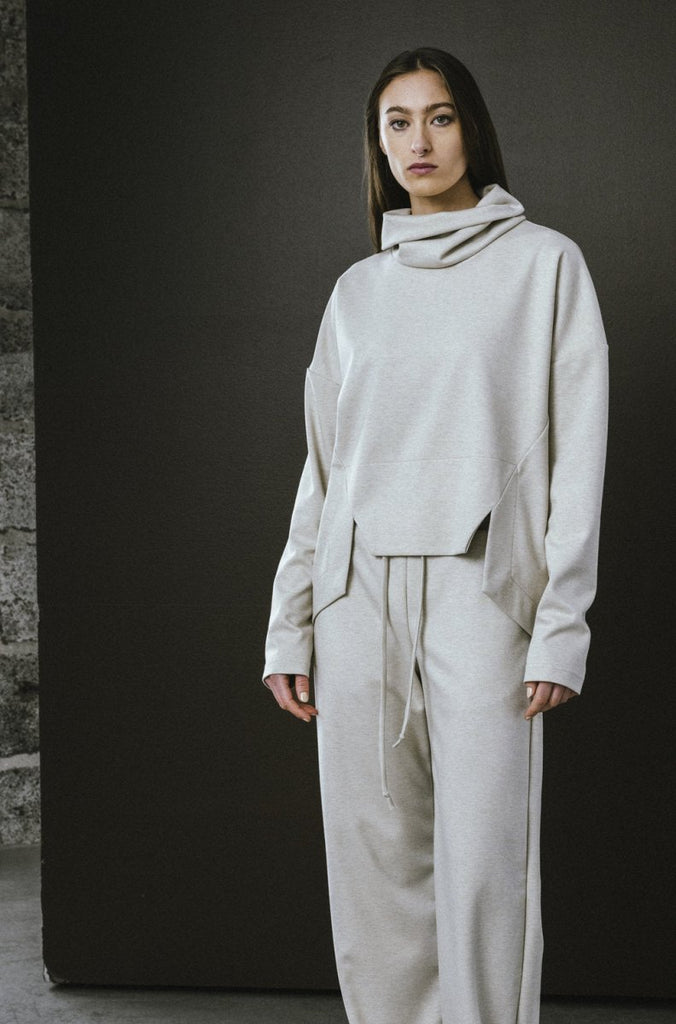 Bodybag Balmoral Sweater - Charcoal or Sand (Online Exclusive) - Victoire BoutiqueBodybagSweater Ottawa Boutique Shopping Clothing