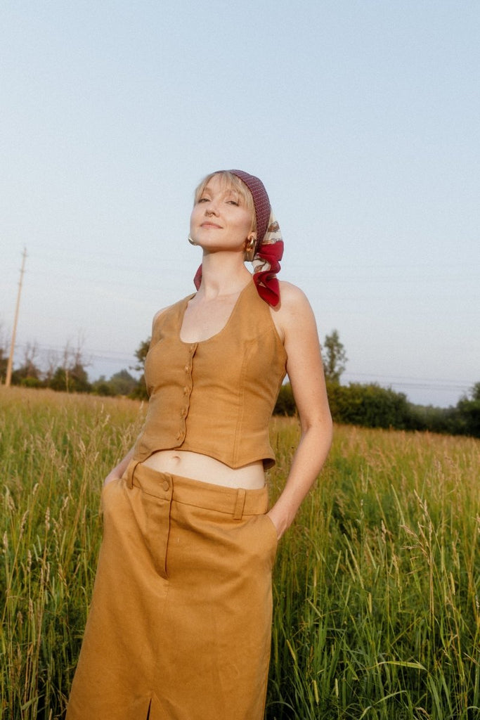 Bodybag Bogota Waistcoat Vest - Golden or Navy (In - Store) - Victoire BoutiqueBodybagShirts & Tops Ottawa Boutique Shopping Clothing