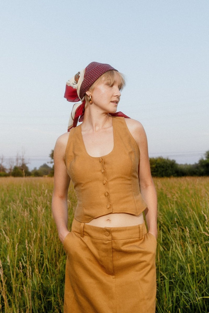 Bodybag Bogota Waistcoat Vest - Golden or Navy (In - Store) - Victoire BoutiqueBodybagShirts & Tops Ottawa Boutique Shopping Clothing