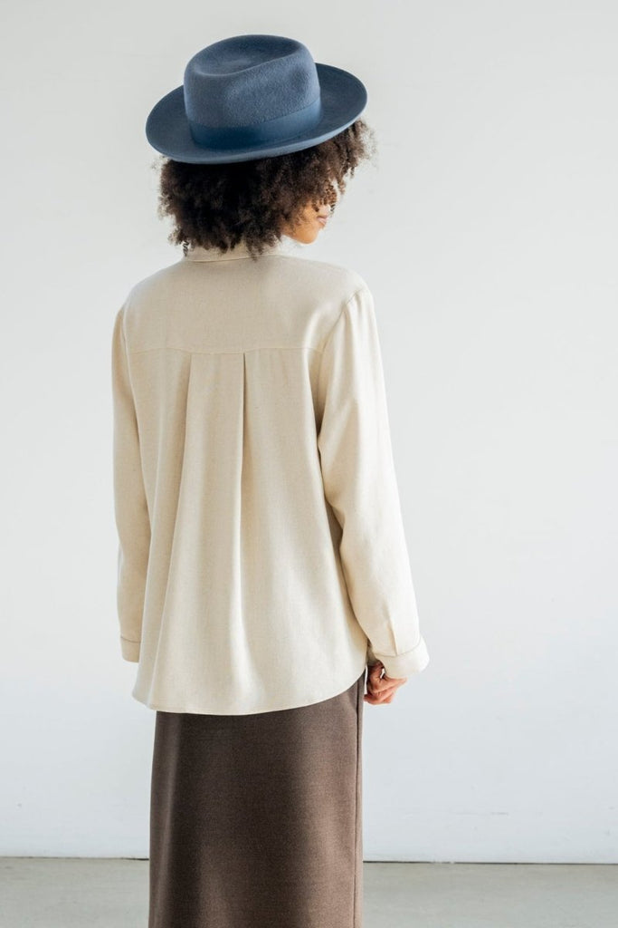 Bodybag Douglas Shirt (Natural) - Victoire BoutiqueBodybagTops Ottawa Boutique Shopping Clothing