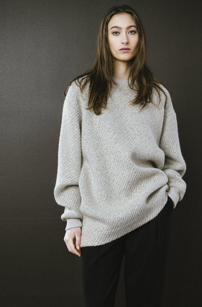 Bodybag Highland Crewneck - Sand or Black (In - Store) - Victoire BoutiqueBodybagknits Ottawa Boutique Shopping Clothing