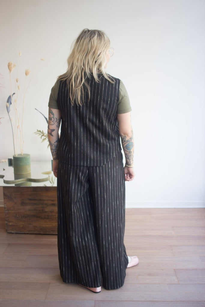 Bodybag Nancy Trousers (Pinstripe) - Victoire BoutiqueBodybagBottoms Ottawa Boutique Shopping Clothing
