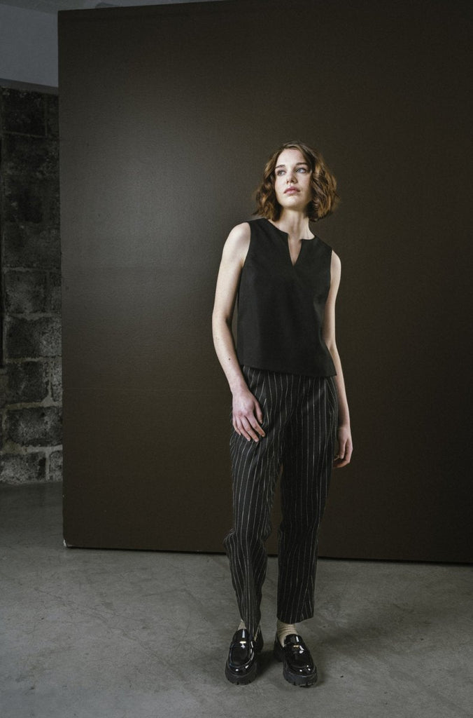 Bodybag Regent Trousers (Pinstripe) - Victoire BoutiqueBodybagBottoms Ottawa Boutique Shopping Clothing