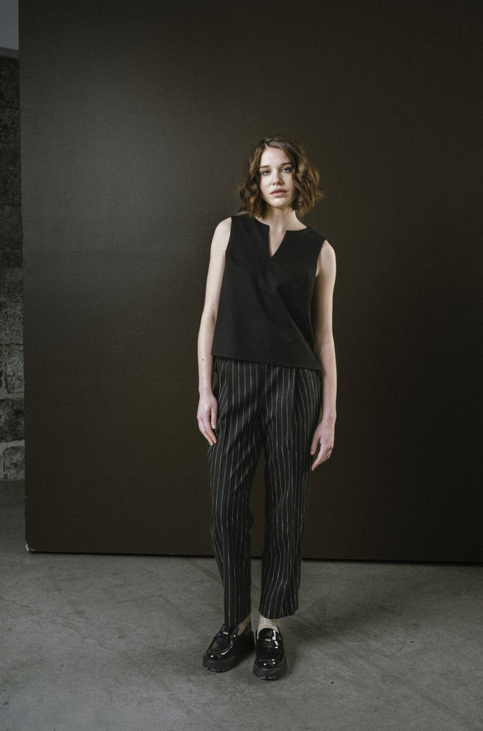 Bodybag Regent Trousers (Pinstripe) - Victoire BoutiqueBodybagBottoms Ottawa Boutique Shopping Clothing