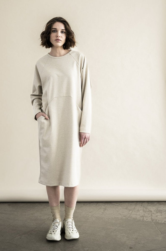 Bodybag Skye Dress - Charcoal or Sand (Online Exclusive) - Victoire BoutiqueBodybagDresses Ottawa Boutique Shopping Clothing