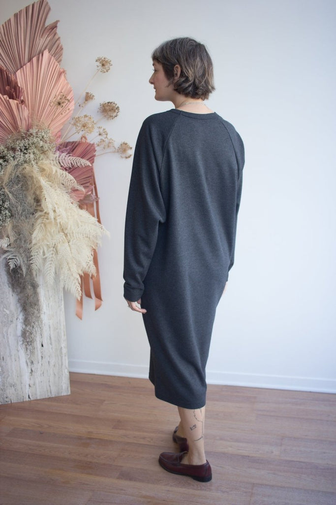 Bodybag Skye Dress - Charcoal or Sand (Online Exclusive) - Victoire BoutiqueBodybagDresses Ottawa Boutique Shopping Clothing