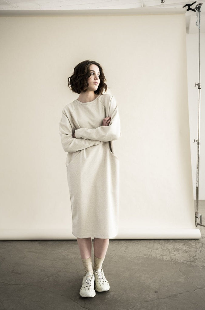 Bodybag Skye Dress - Charcoal or Sand (Online Exclusive) - Victoire BoutiqueBodybagDresses Ottawa Boutique Shopping Clothing