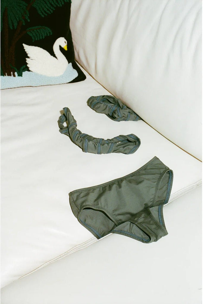 Bully Boy Jonny Panties - Green Cotton (In - Store) - Victoire BoutiqueBully BoyLingerie Ottawa Boutique Shopping Clothing