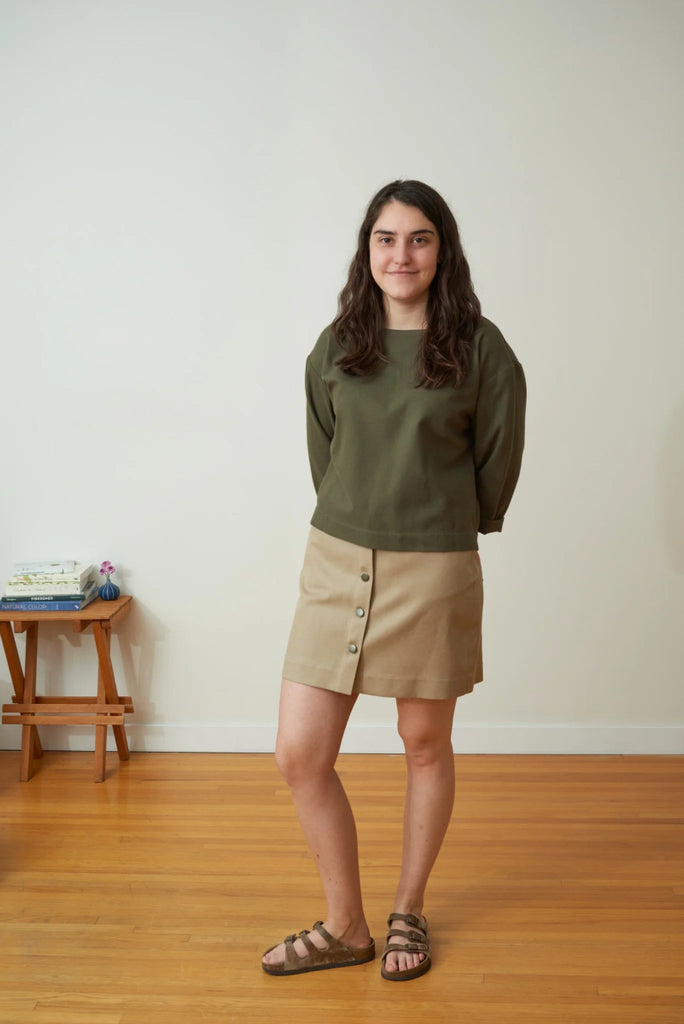 Central Standard Boxy Pullover (Olive) - Victoire BoutiqueCentral StandardTops Ottawa Boutique Shopping Clothing