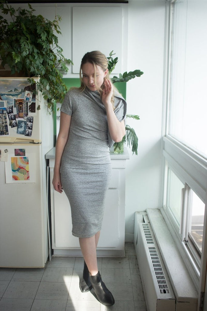 Complexgeometries Penn Dress (Heather Grey) - Victoire BoutiqueComplexgeometriesDresses Ottawa Boutique Shopping Clothing