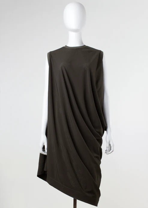 Complexgeometries Rhombus Dress (Dark Olive) - Victoire BoutiqueComplexgeometriesDresses Ottawa Boutique Shopping Clothing