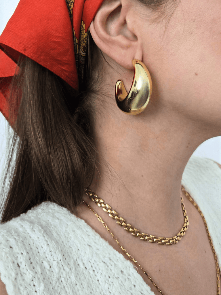 CoutuKitsch Gwyn Hoops - Victoire BoutiqueCoutuKitschEarrings Ottawa Boutique Shopping Clothing