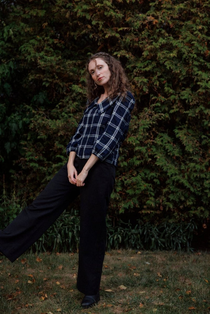 Dagg & Stacey Fifer Wide Leg Pant (Black Tencel Twill) - Victoire BoutiqueDagg & StaceyPants Ottawa Boutique Shopping Clothing