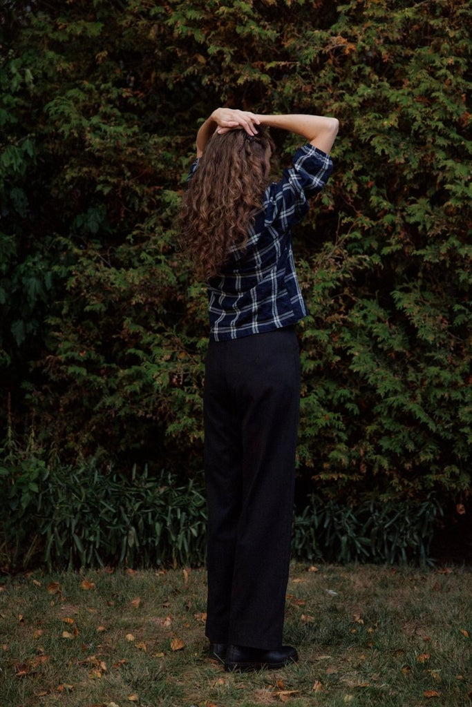 Dagg & Stacey Fifer Wide Leg Pant (Black Tencel Twill) - Victoire BoutiqueDagg & StaceyPants Ottawa Boutique Shopping Clothing