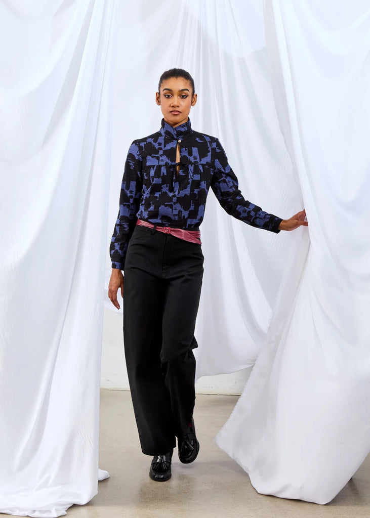 Dagg & Stacey Fifer Wide Leg Pant (Black Tencel Twill) - Victoire BoutiqueDagg & StaceyPants Ottawa Boutique Shopping Clothing