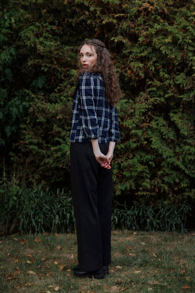 Dagg & Stacey Fifer Wide Leg Pant (Black Tencel Twill) - Victoire BoutiqueDagg & StaceyPants Ottawa Boutique Shopping Clothing