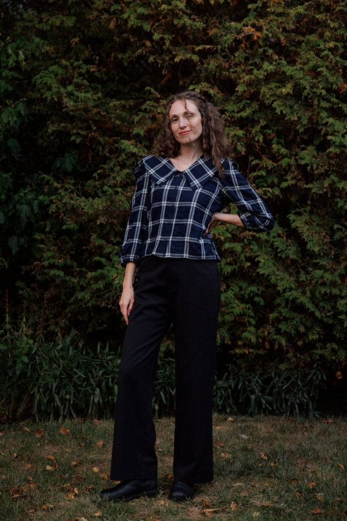 Dagg & Stacey Fifer Wide Leg Pant (Black Tencel Twill) - Victoire BoutiqueDagg & StaceyPants Ottawa Boutique Shopping Clothing