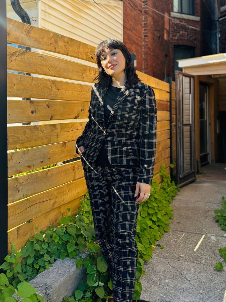 Dagg & Stacey Heuston Pant (Black Plaid) - Victoire BoutiqueDagg & StaceyBottoms Ottawa Boutique Shopping Clothing