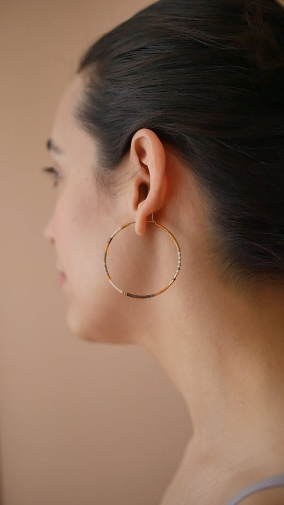 Daldanea Adi Hoop Earrings (Multiple Sizes) - Victoire BoutiqueDaldaneaEarrings Ottawa Boutique Shopping Clothing
