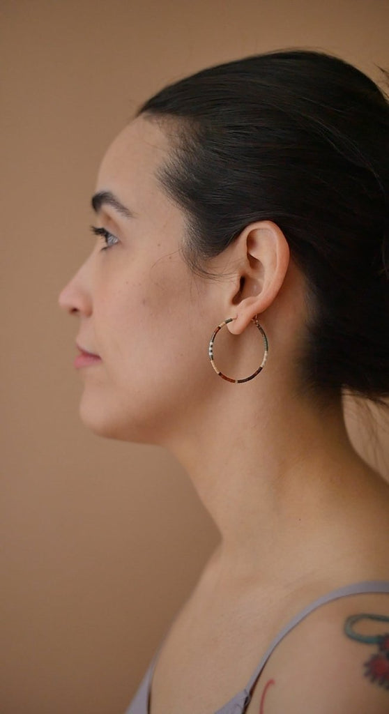 Daldanea Eanna Hoop Earrings (Multiple Sizes) - Victoire BoutiqueDaldaneaEarrings Ottawa Boutique Shopping Clothing