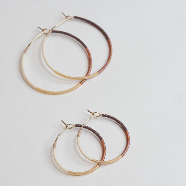 Daldanea Hilda Hoop Earrings (Multiple Sizes) - Victoire BoutiqueDaldaneaEarrings Ottawa Boutique Shopping Clothing