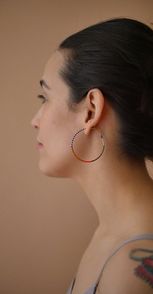 Daldanea Jaya Hoop Earrings (Multiple Sizes) - Victoire BoutiqueDaldaneaEarrings Ottawa Boutique Shopping Clothing