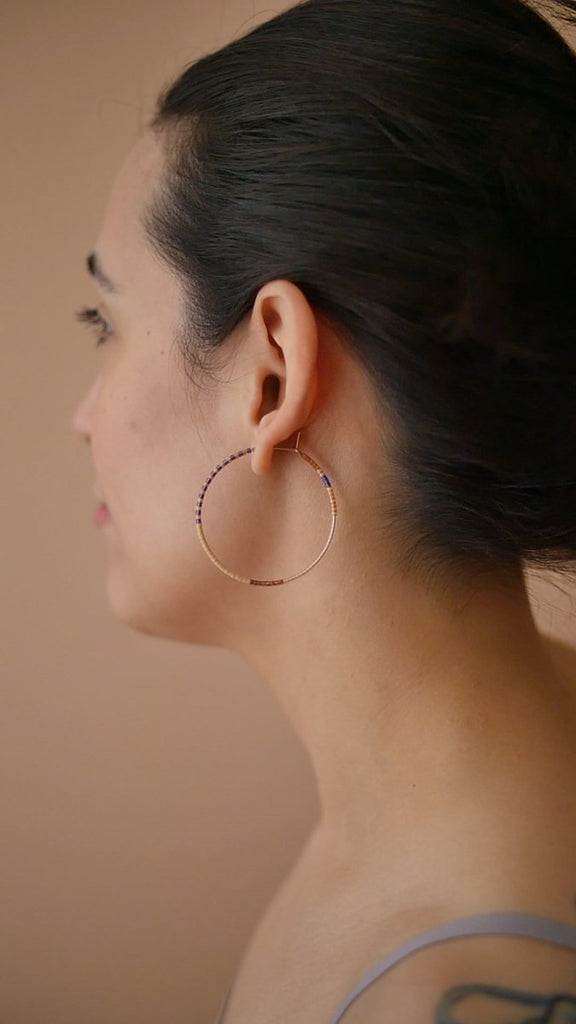 Daldanea Tunde Hoop Earrings (Multiple Sizes) - Victoire BoutiqueDaldaneaEarrings Ottawa Boutique Shopping Clothing