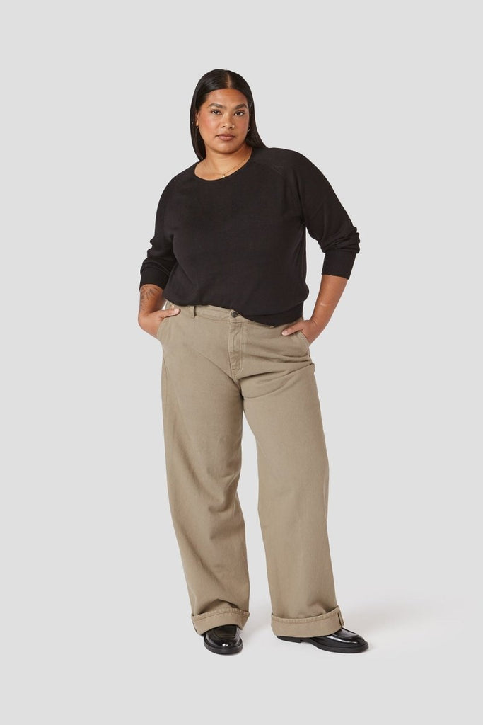 Decade Studio Archie Pants - Indigo or Shiitake (Online Exclusive) - Victoire BoutiqueDecadeBottoms Ottawa Boutique Shopping Clothing