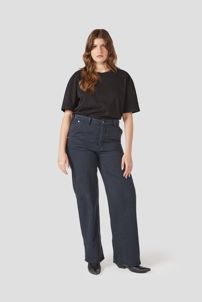 Decade Studio Archie Pants - Indigo or Shiitake (Online Exclusive) - Victoire BoutiqueDecadeBottoms Ottawa Boutique Shopping Clothing