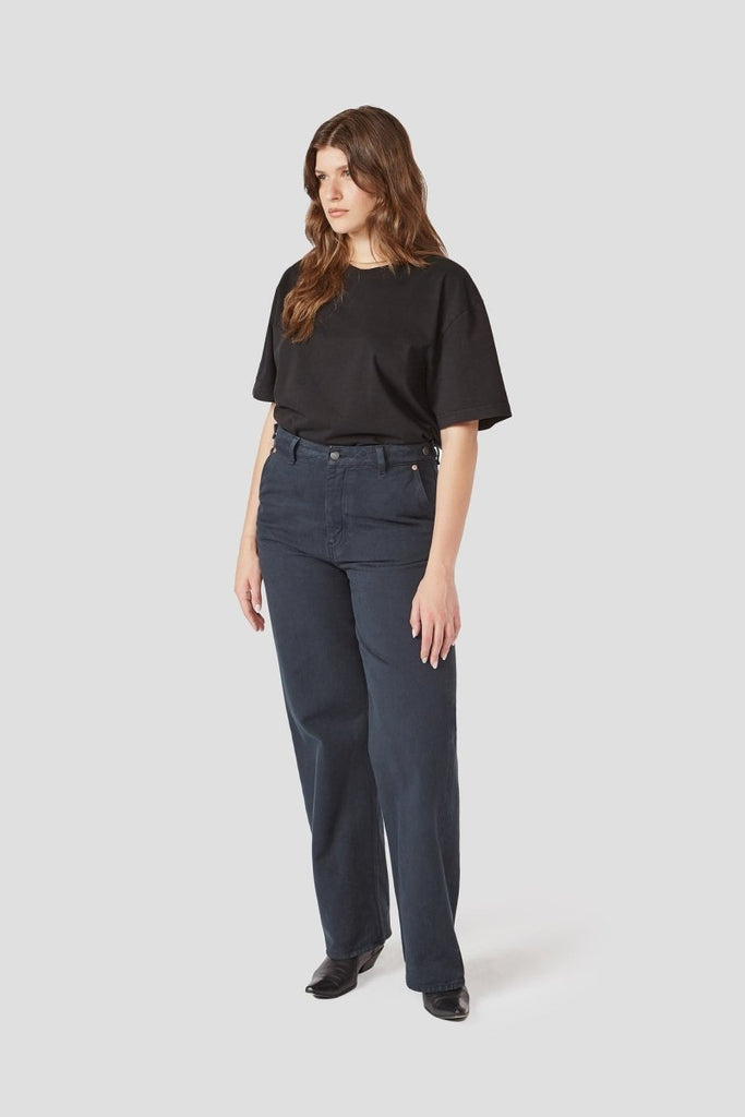 Decade Studio Archie Pants - Indigo or Shiitake (Online Exclusive) - Victoire BoutiqueDecadeBottoms Ottawa Boutique Shopping Clothing