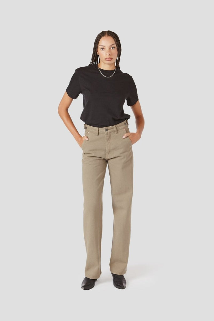 Decade Studio Archie Pants - Indigo or Shiitake (Online Exclusive) - Victoire BoutiqueDecadeBottoms Ottawa Boutique Shopping Clothing