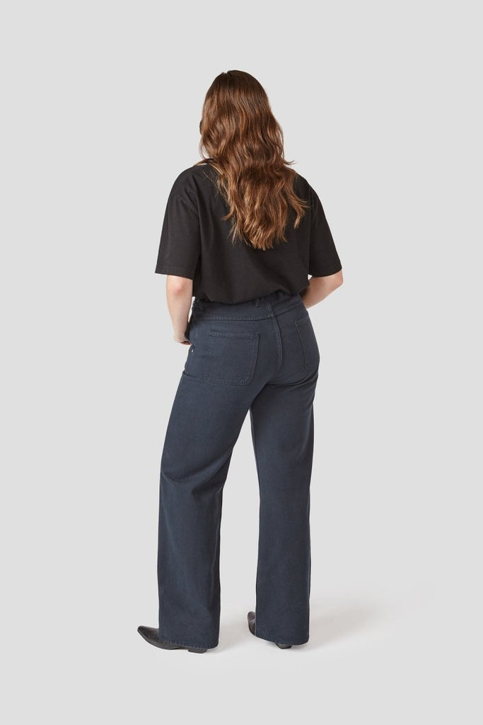 Decade Studio Archie Pants - Indigo or Shiitake (Online Exclusive) - Victoire BoutiqueDecadeBottoms Ottawa Boutique Shopping Clothing