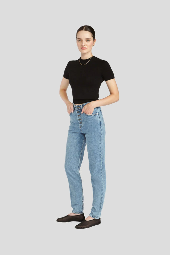 Decade Studio Bonnie Taper Jeans - Rio (Online Exclusive) - Victoire BoutiqueDecadeBottoms Ottawa Boutique Shopping Clothing