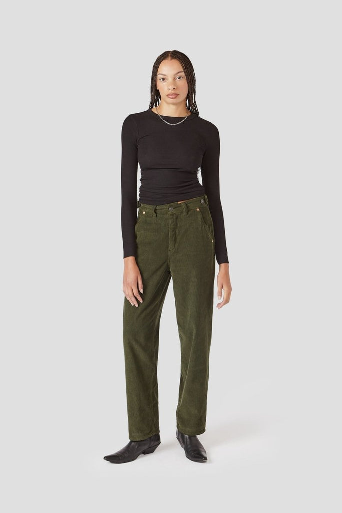 Decade Studio Emi Pants - Fern or Truffle (Online Exclusive) - Victoire BoutiqueDecadeBottoms Ottawa Boutique Shopping Clothing