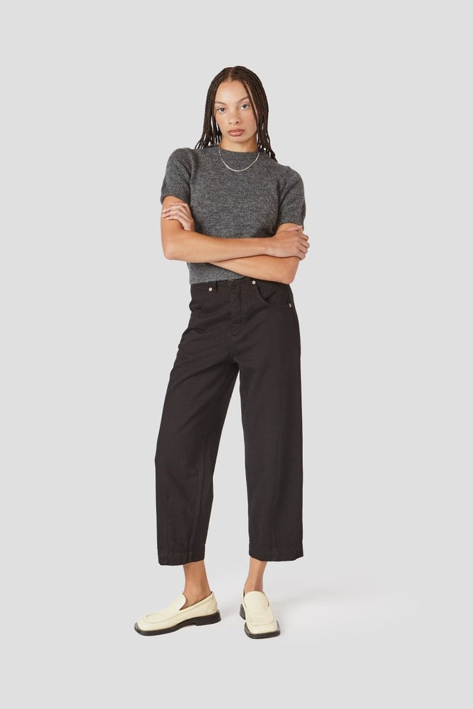 Decade Studio Kit Trouser - Black Rinse or Luz (Online Exclusive) - Victoire BoutiqueDecadeBottoms Ottawa Boutique Shopping Clothing