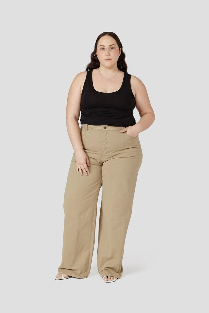 Decade Studio Noel Chino - Sesame (In - Store) - Victoire BoutiqueDecadeBottoms Ottawa Boutique Shopping Clothing