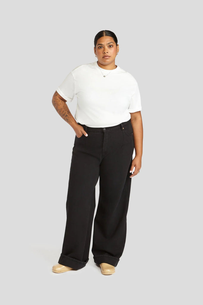 Decade Studio Noel Trouser - Black or Espresso (Online Exclusive) - Victoire BoutiqueDecadeBottoms Ottawa Boutique Shopping Clothing